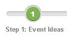 Create Your Own Fundraising Event - Step 1