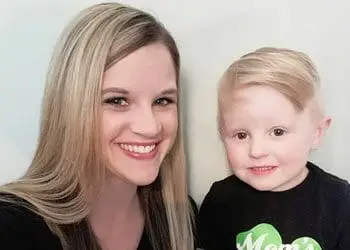 Megan and her youngest son