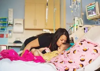 Rea and mom in hospital