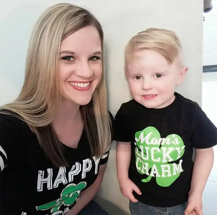 Megan and her youngest son