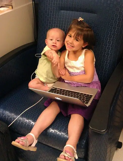 Maggie and Violet on treatment