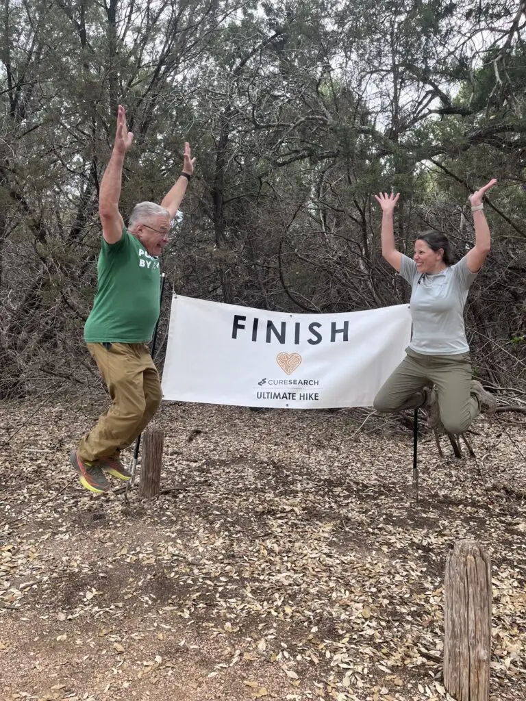 Hikers at the 2026 Central Texas Ultimate Hike finish