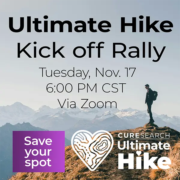 Ultimate Hike Kick Off Rally - Tuesday November 17 via Zoom