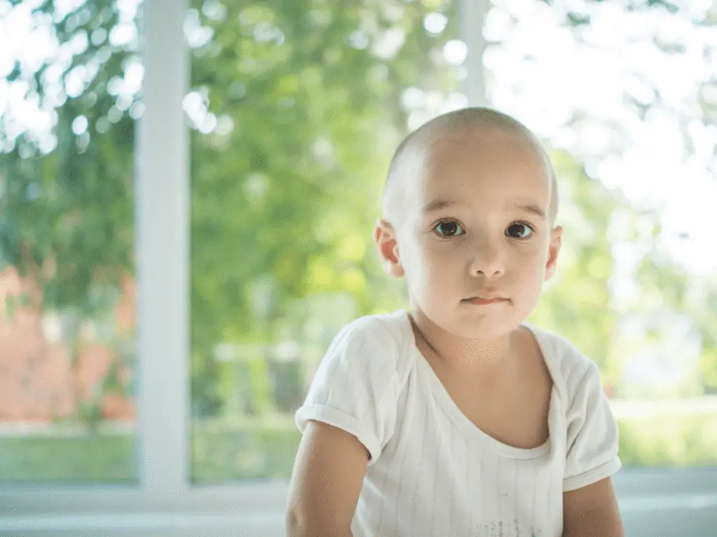 Child in hospital