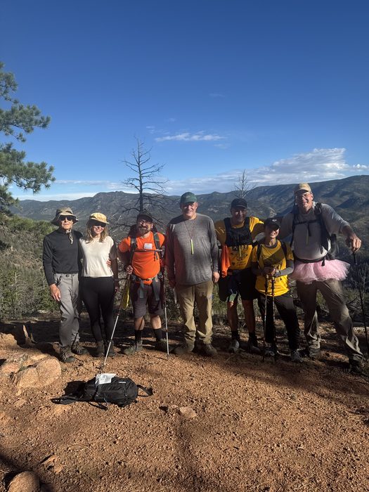 Ultimate Hike friends taking a selfie on a Colorado trail