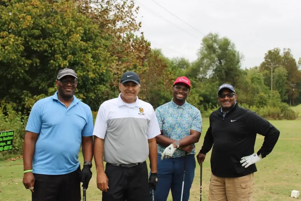 CureSearch supporters at a charity golf outing
