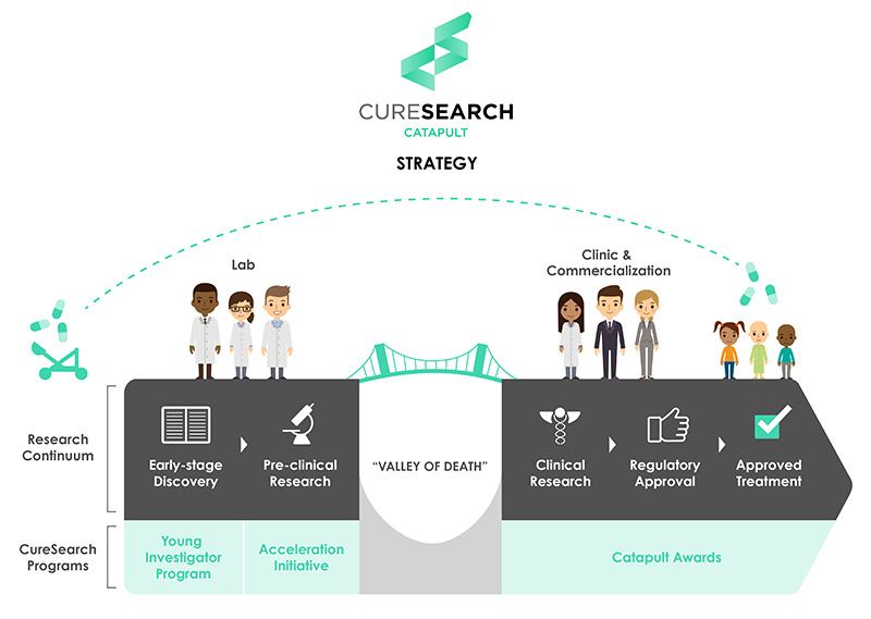 CureSearch Catapult Strategy Infographic