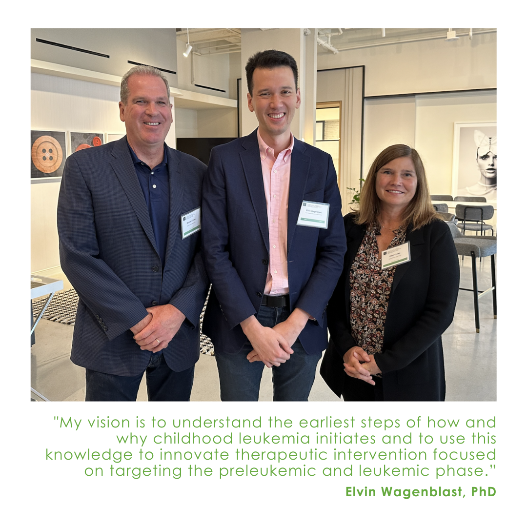 My vision is to understand the earliest steps of how and why childhood leukemia initiates and to use this knowledge to innovate therapeutic intervention focused on targeting the preleukemic and le