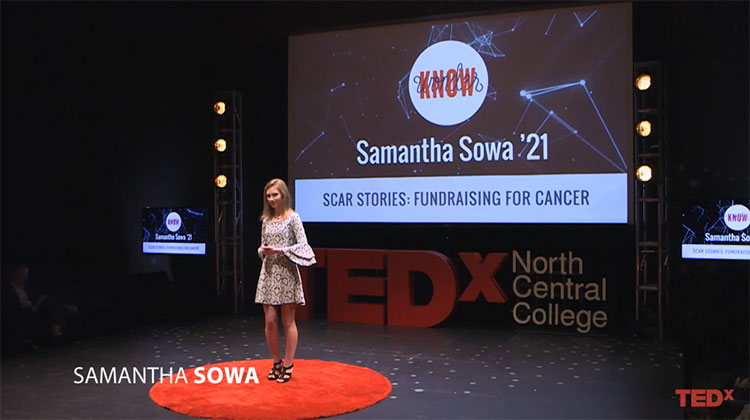 Samantha at TEDX talk