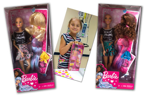 Barbie doll headed bald Mattel Agrees