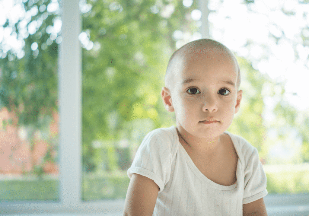 Child in hospital