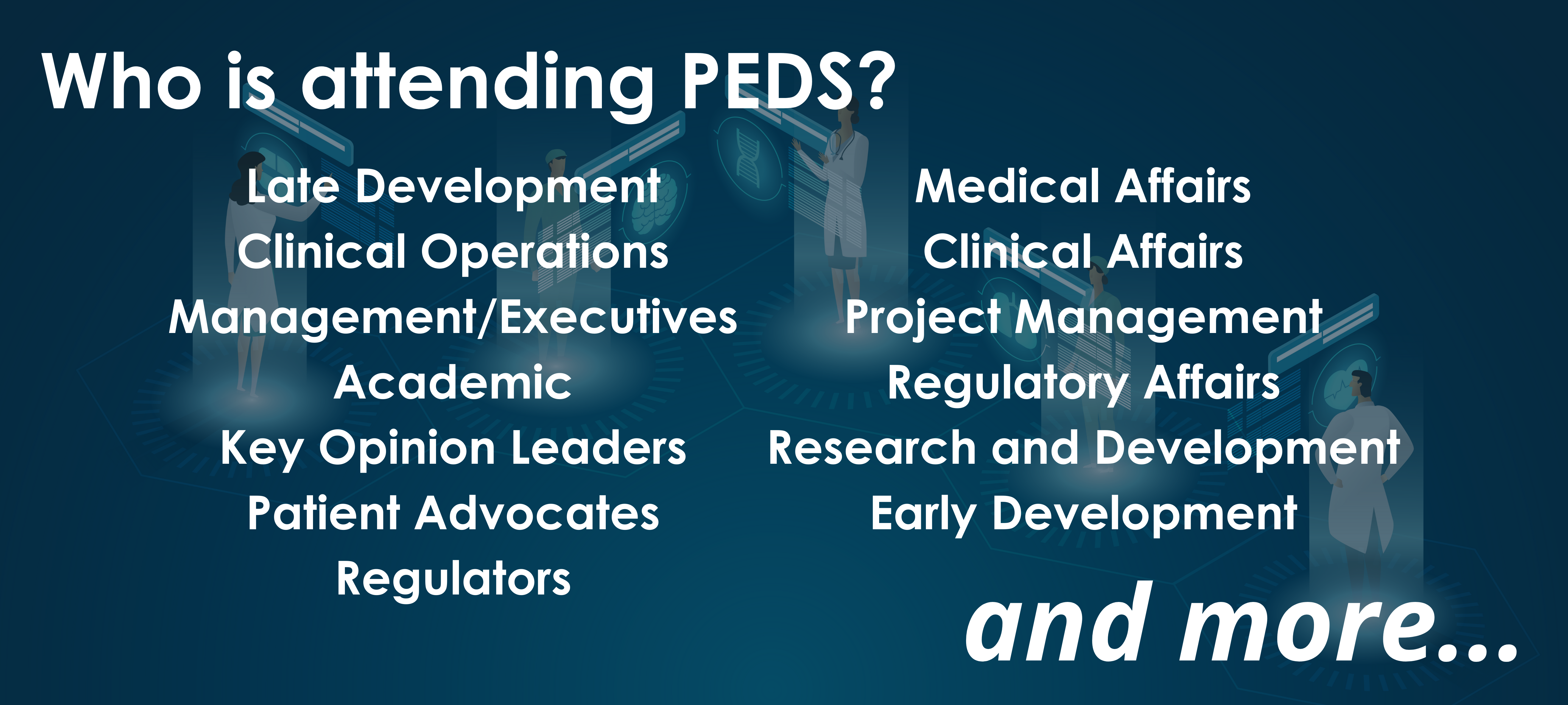 2023 PEDS-CureSearch-Who is attending?